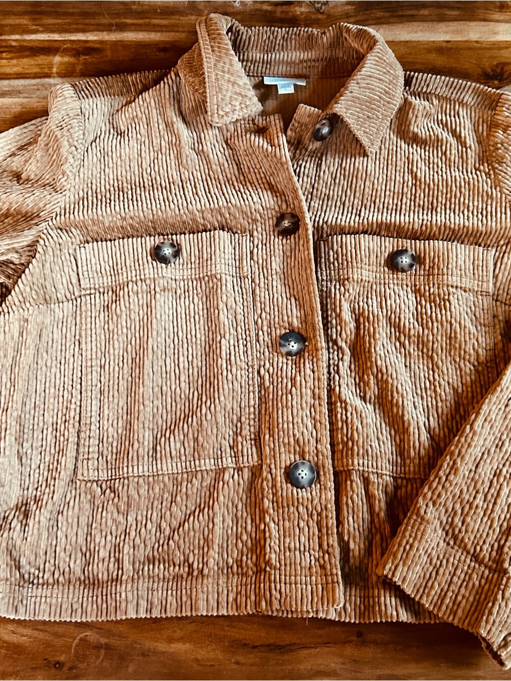 J.JILL Corduroy Button-Front Jacket